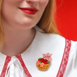 Curious Custard Brooch