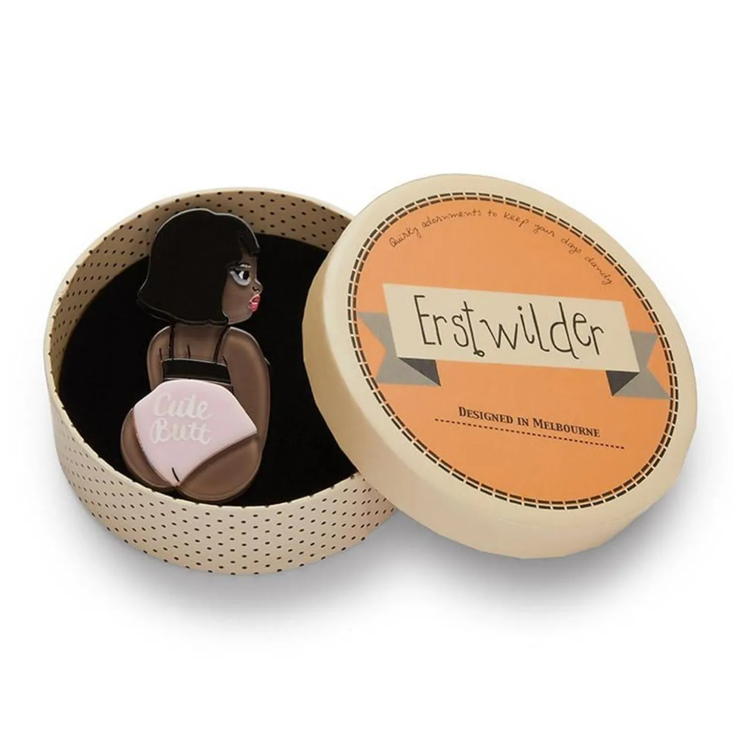 Cute Butt Club Brooch
