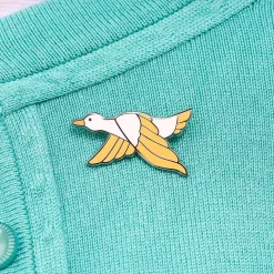 Dancing Duck Enamel Pin