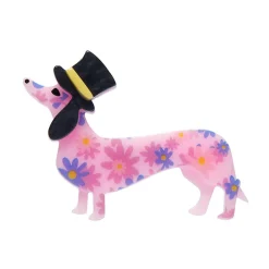 Dapper Dachsund Mini Brooch