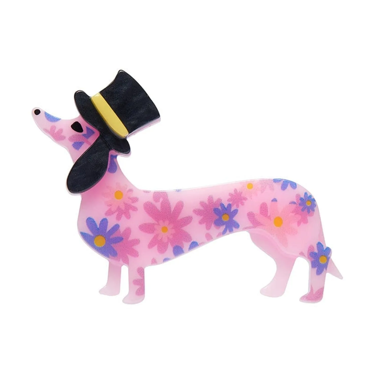 Dapper Dachsund Mini Brooch