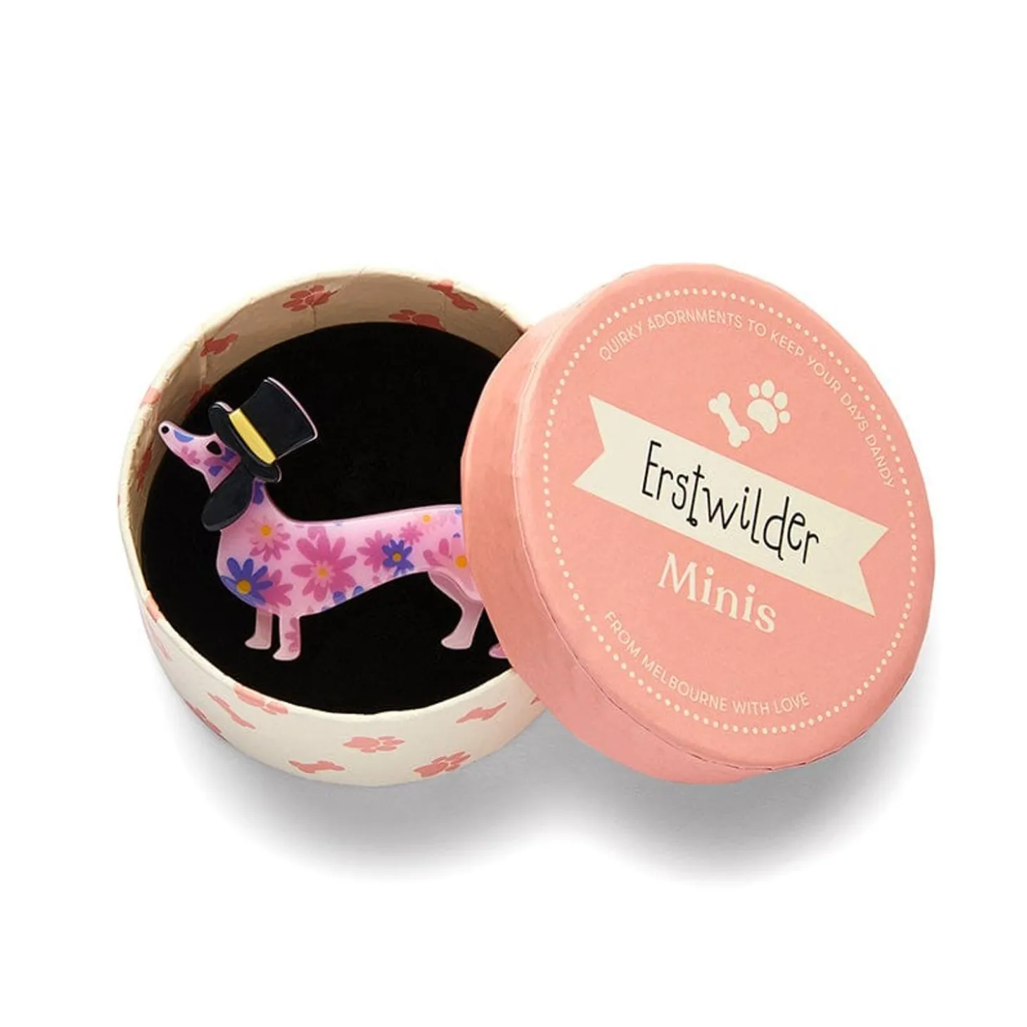 Dapper Dachsund Mini Brooch