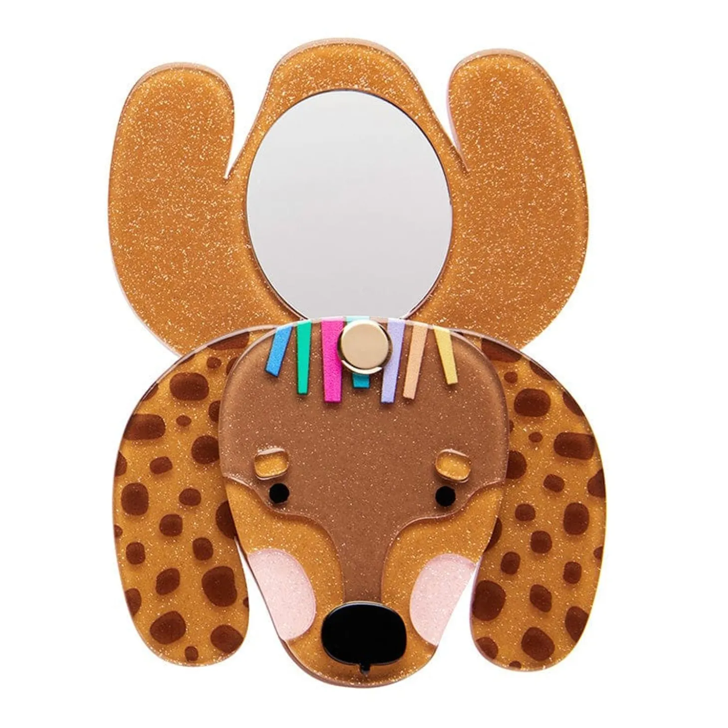 Darcy The Dachshund Mirror Compact