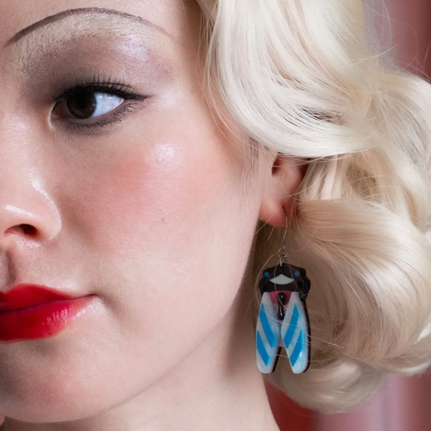 Deco Cicada Drop Earrings