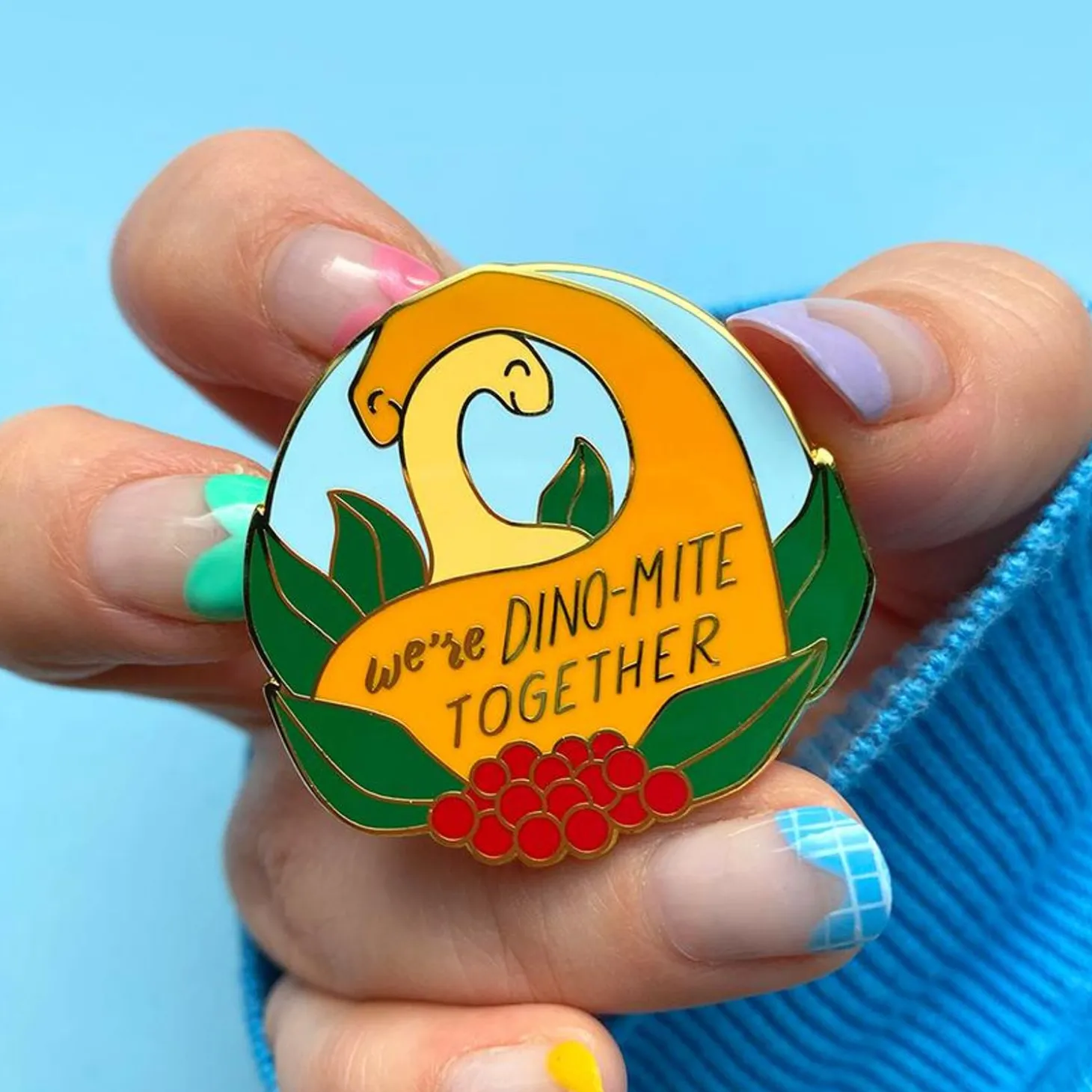 Dino-Mite Enamel Pin