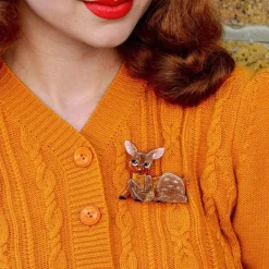 Doe-Eyed Deary Brooch