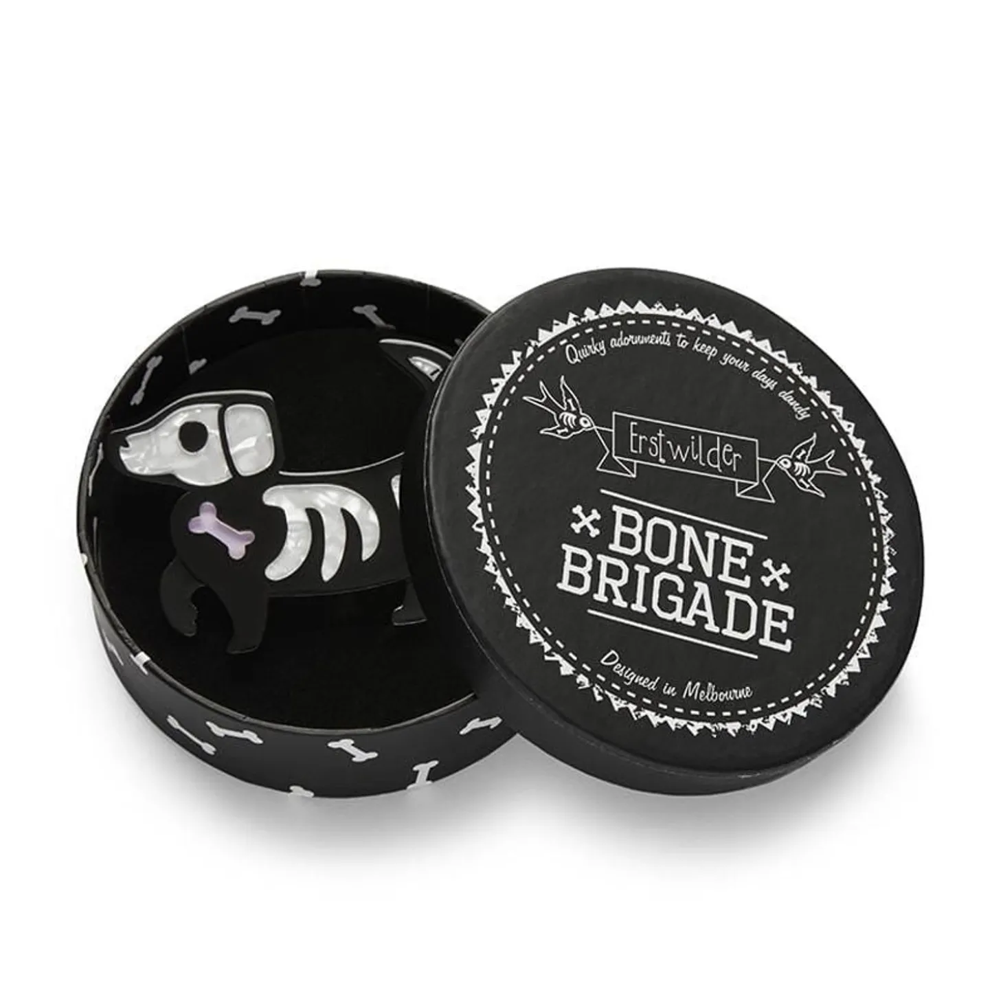 Doggo Darkness Brooch