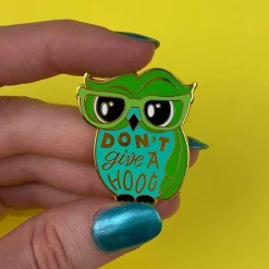 Don'T Give A Hoot Enamel Pin