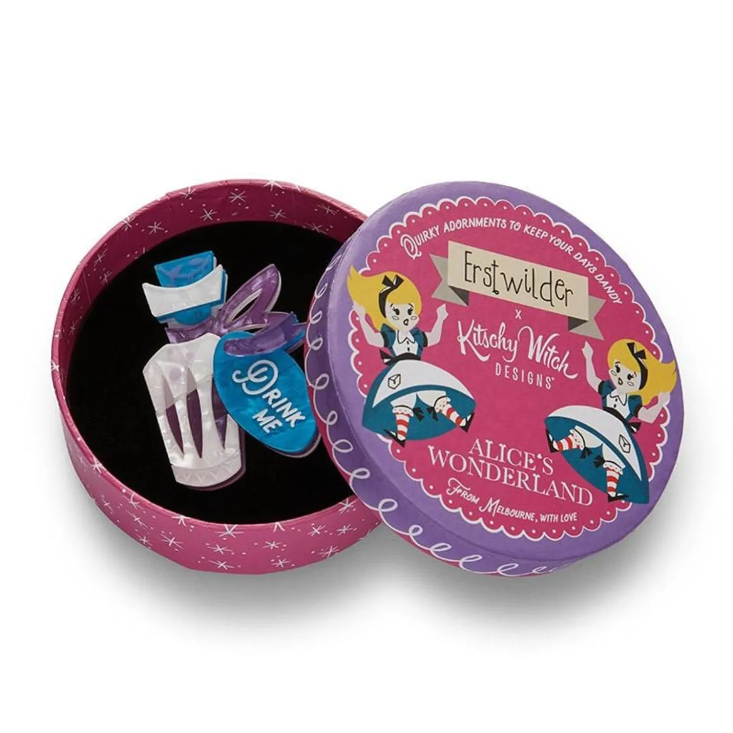 Drink Me Brooch