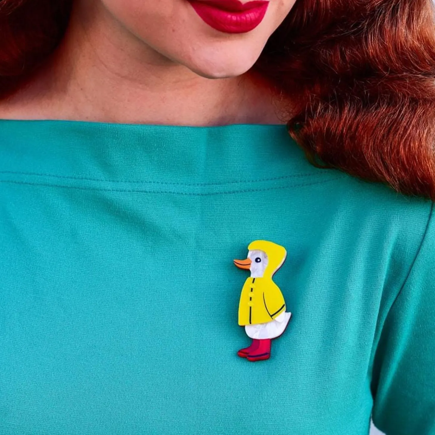 Duck, Duck, Splash! Brooch