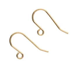 Earring Hooks (Gold) - 1 Pair