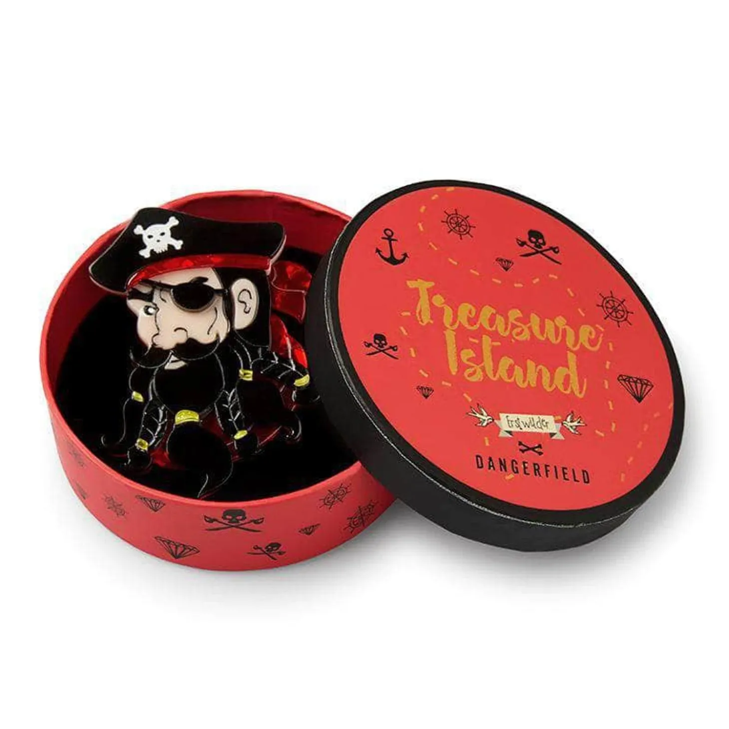 Edward The Exceptional Pirate Brooch