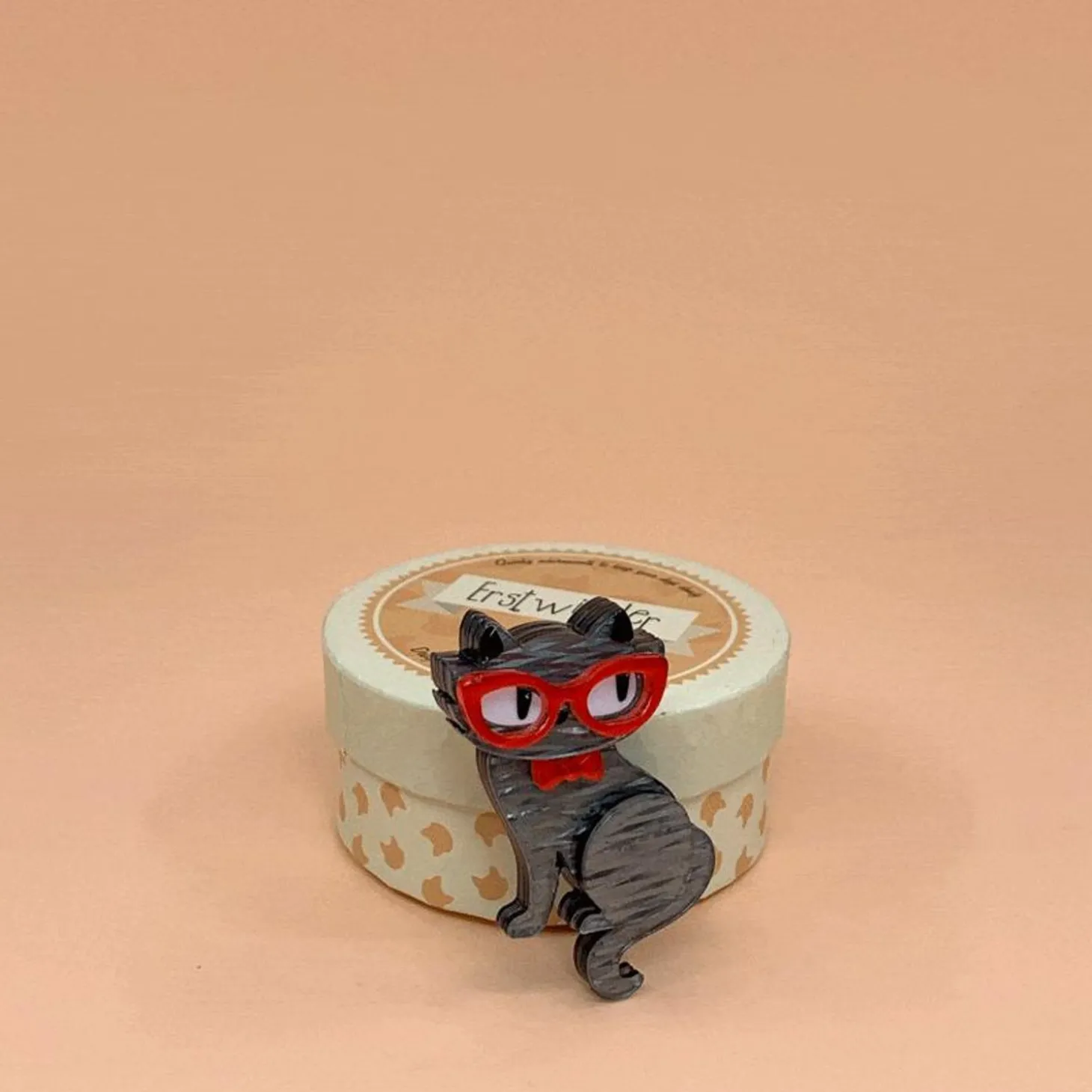 Elissa The Indie Cat Mini Brooch