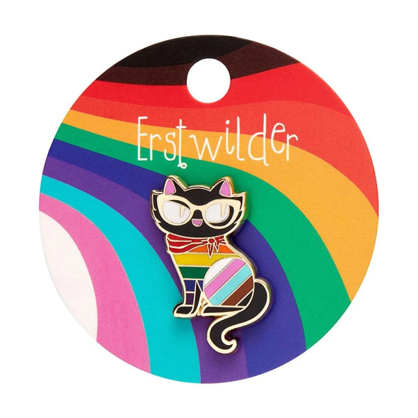 Elissa The Rainbow Cat Enamel Pin