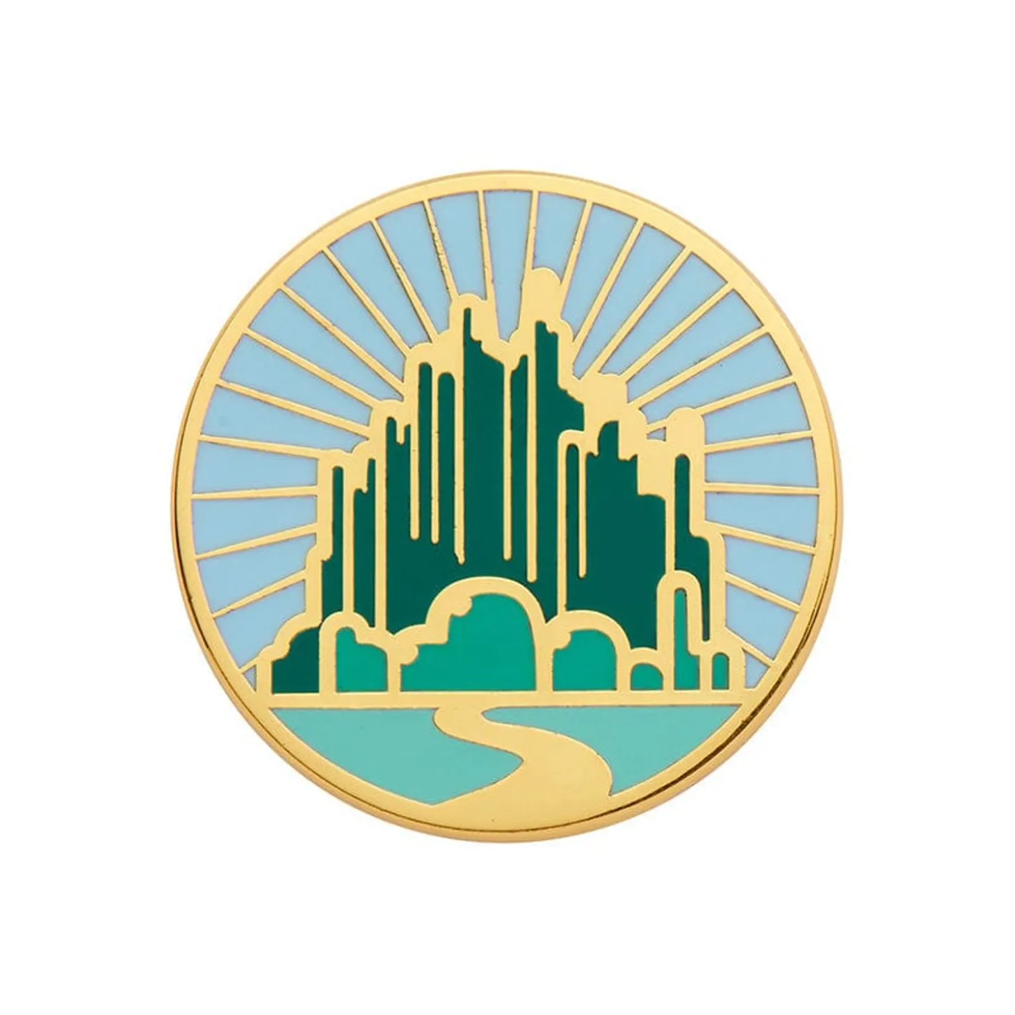 Emerald City Enamel Pin