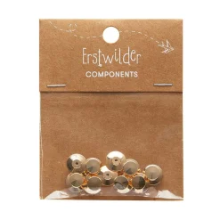 Enamel Pin Metal Locking Clasp 10-Pack - Gold