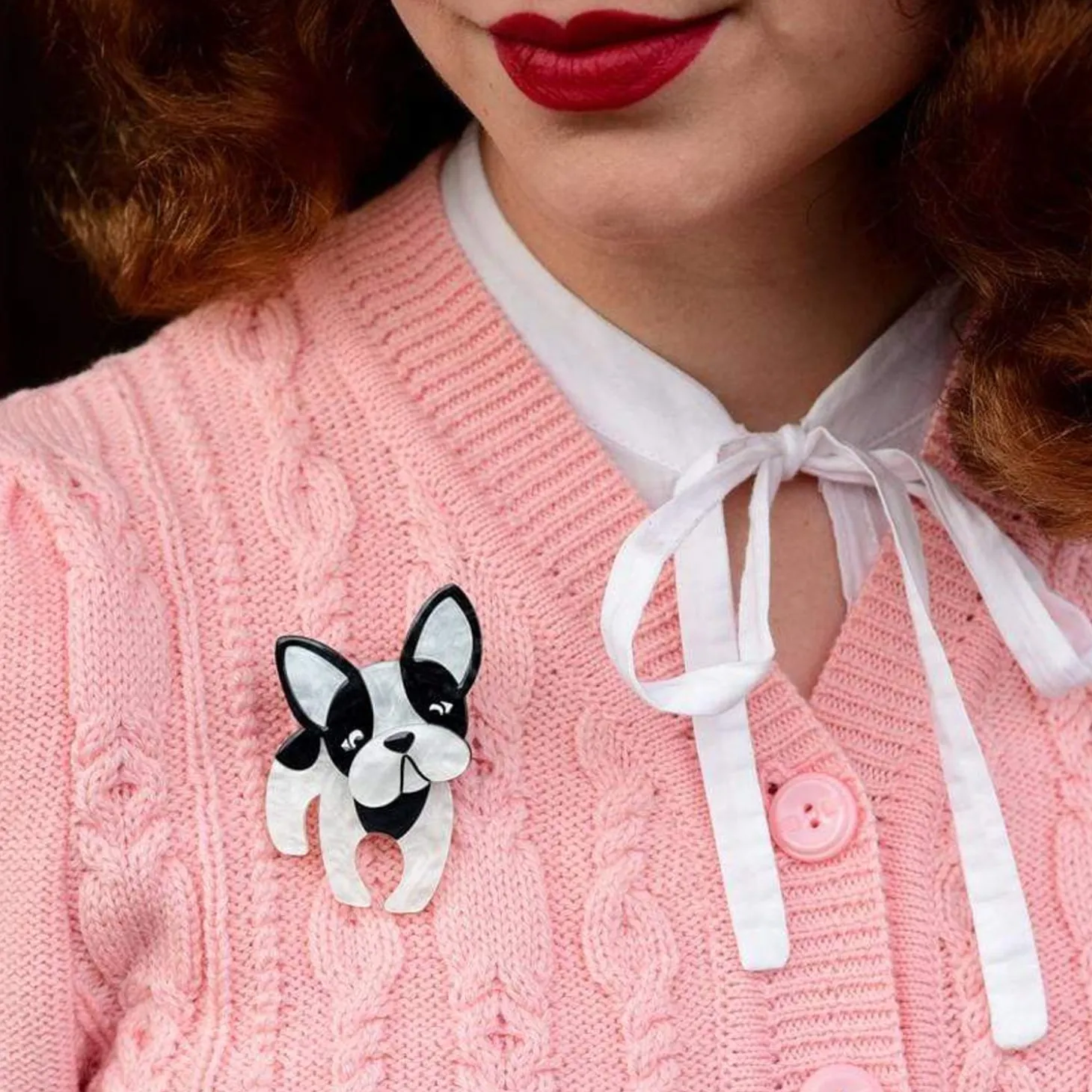 Fabian The French Bulldog Brooch