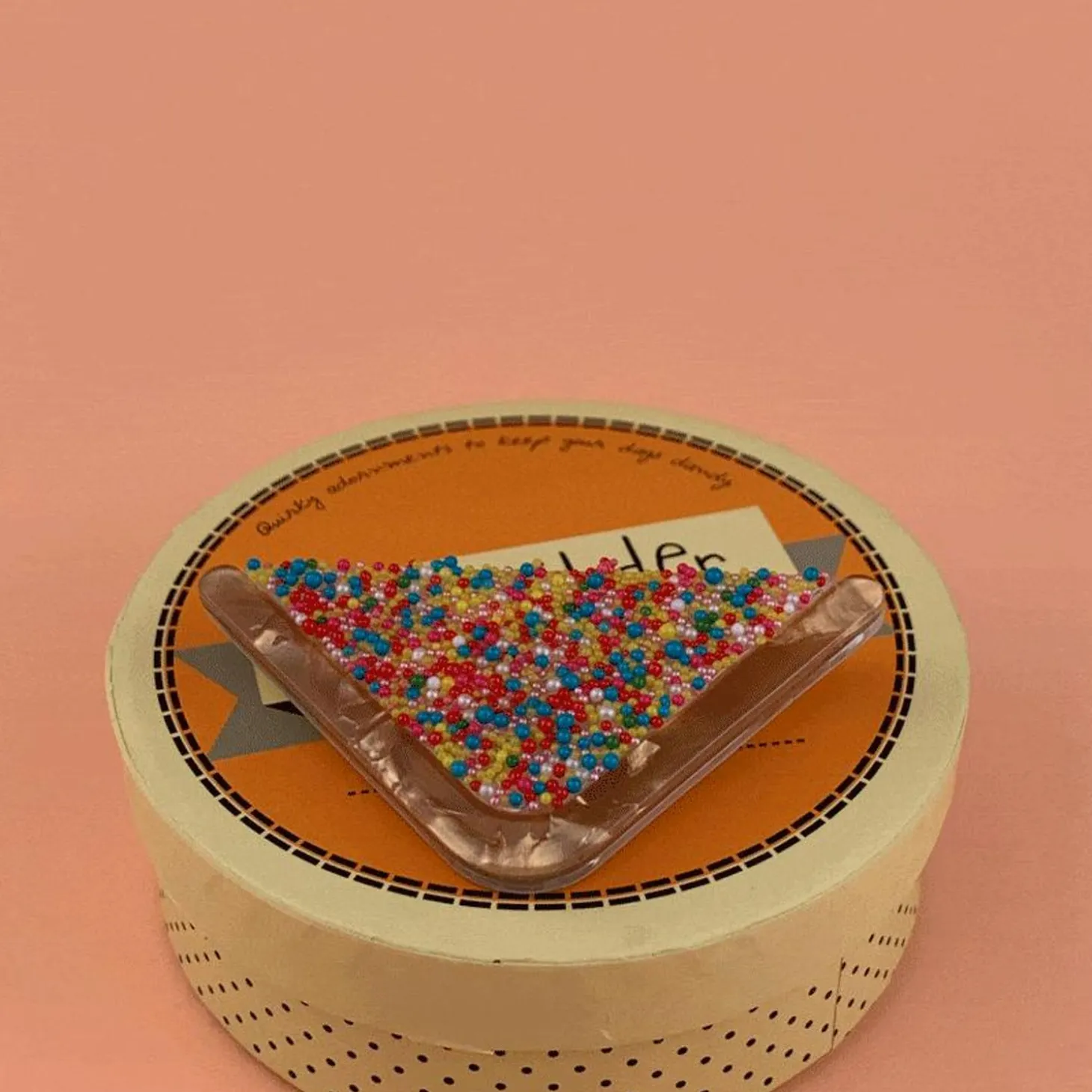 Fairy Bread Brooch