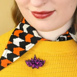 Fang Time Bat Mini Brooch