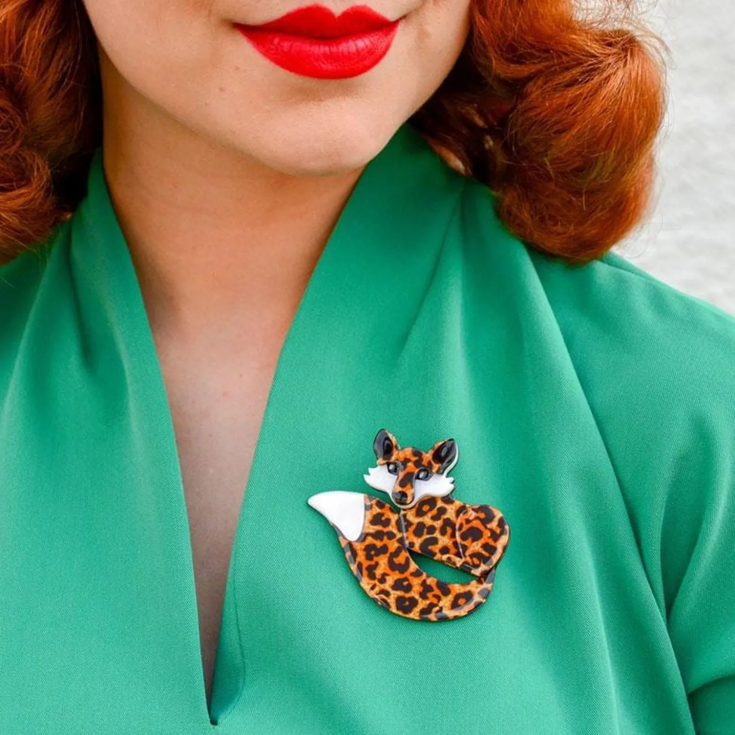 Faustine Fox Brooch