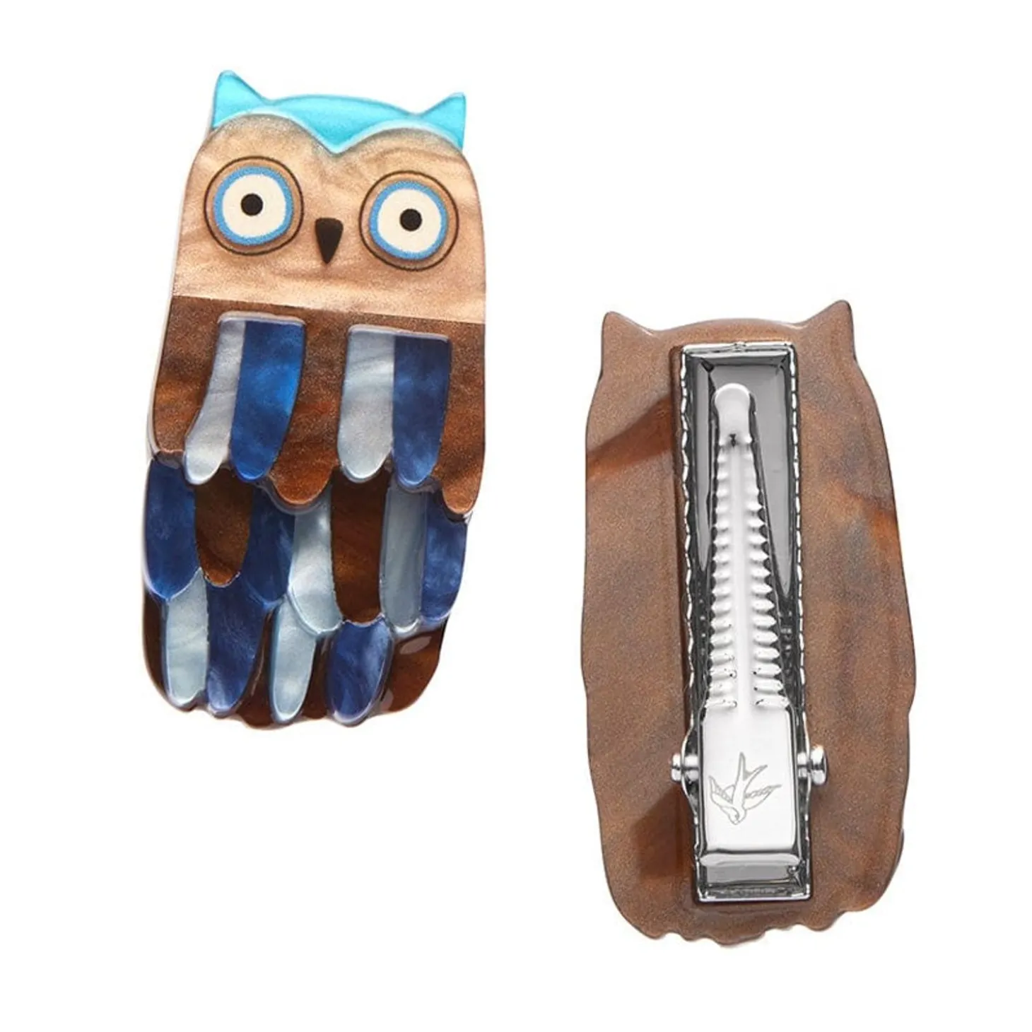 Feather Dress Hair Clips Set - 2 Piece