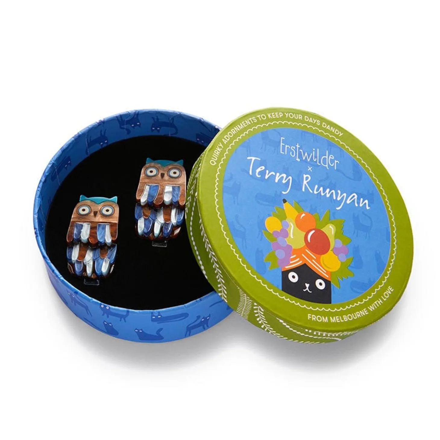 Feather Dress Hair Clips Set - 2 Piece