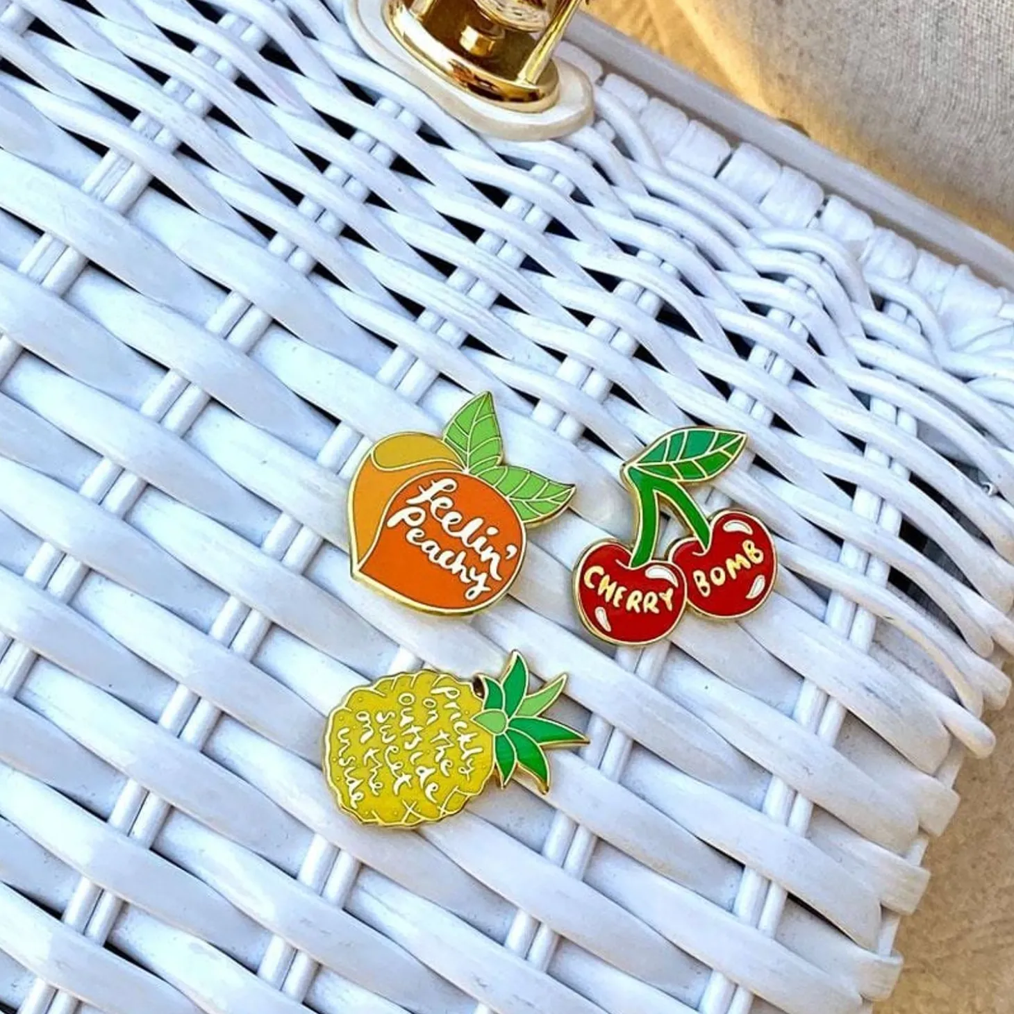 Feeling Fruity Enamel Pin Set