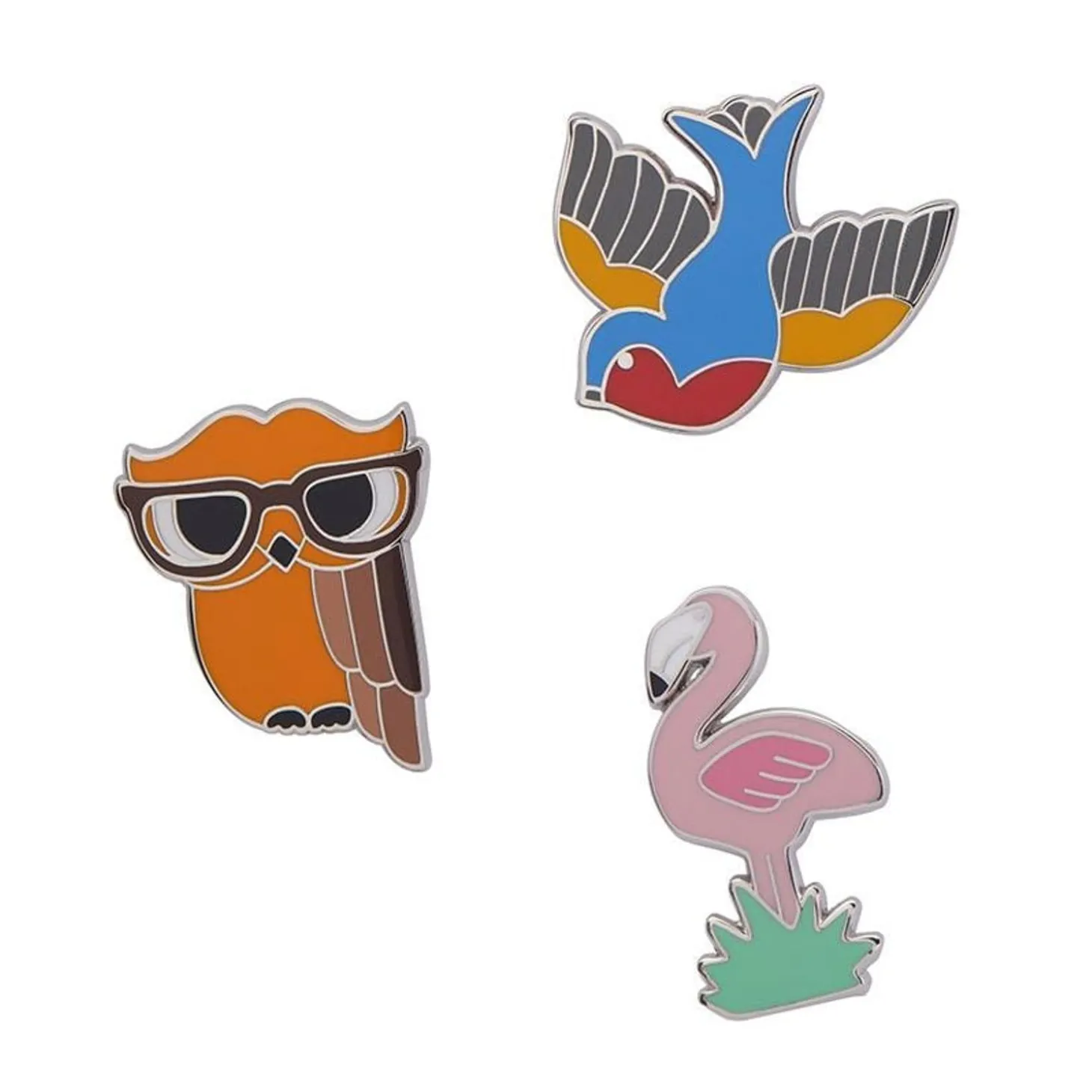 Flamboyant Flamingo Funk Enamel Pin