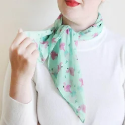 Flamboyant Flamingo Funk Head Scarf