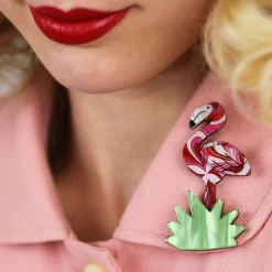Flamboyant Flamingo Funk Flamingo Brooch