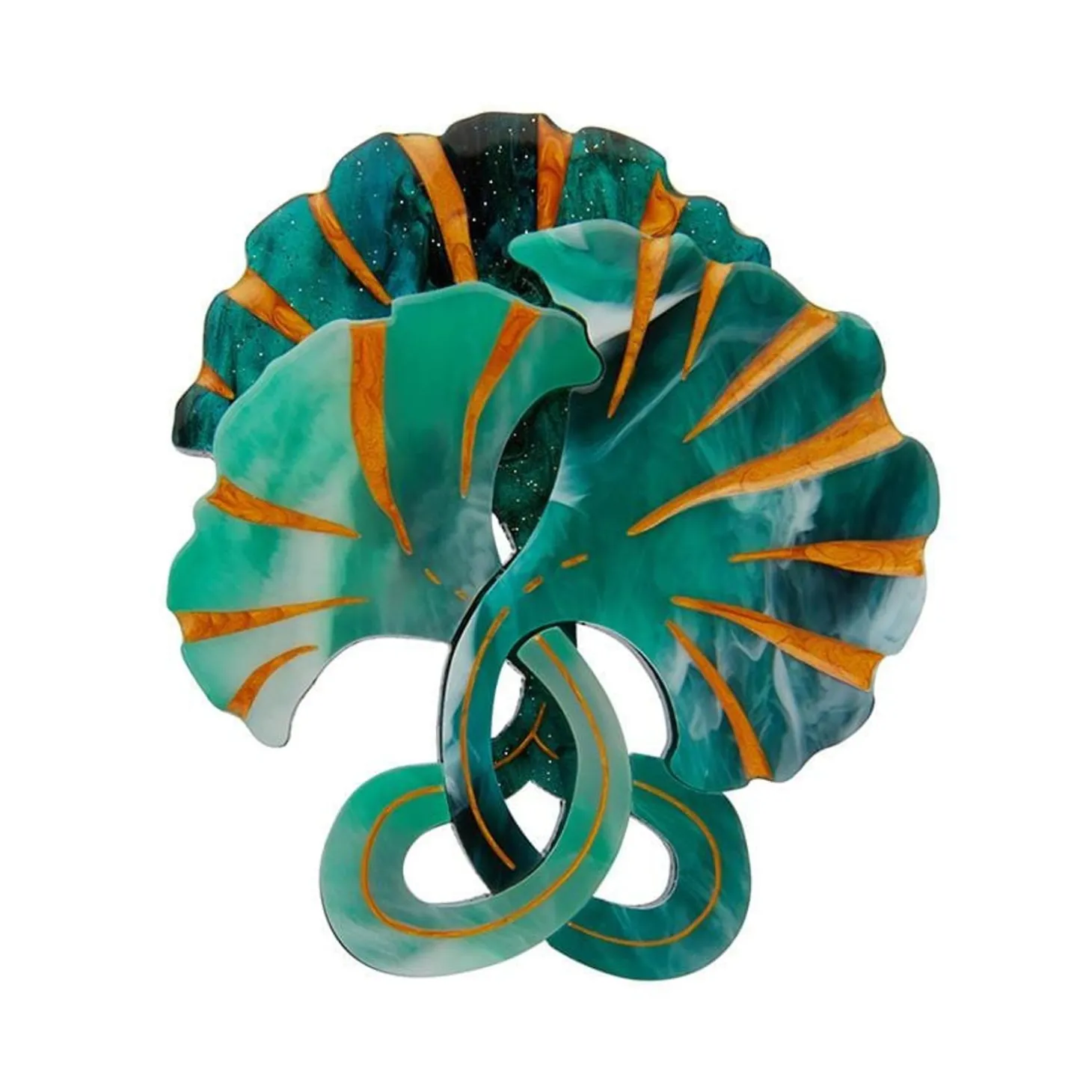 Floret Fronds Brooch