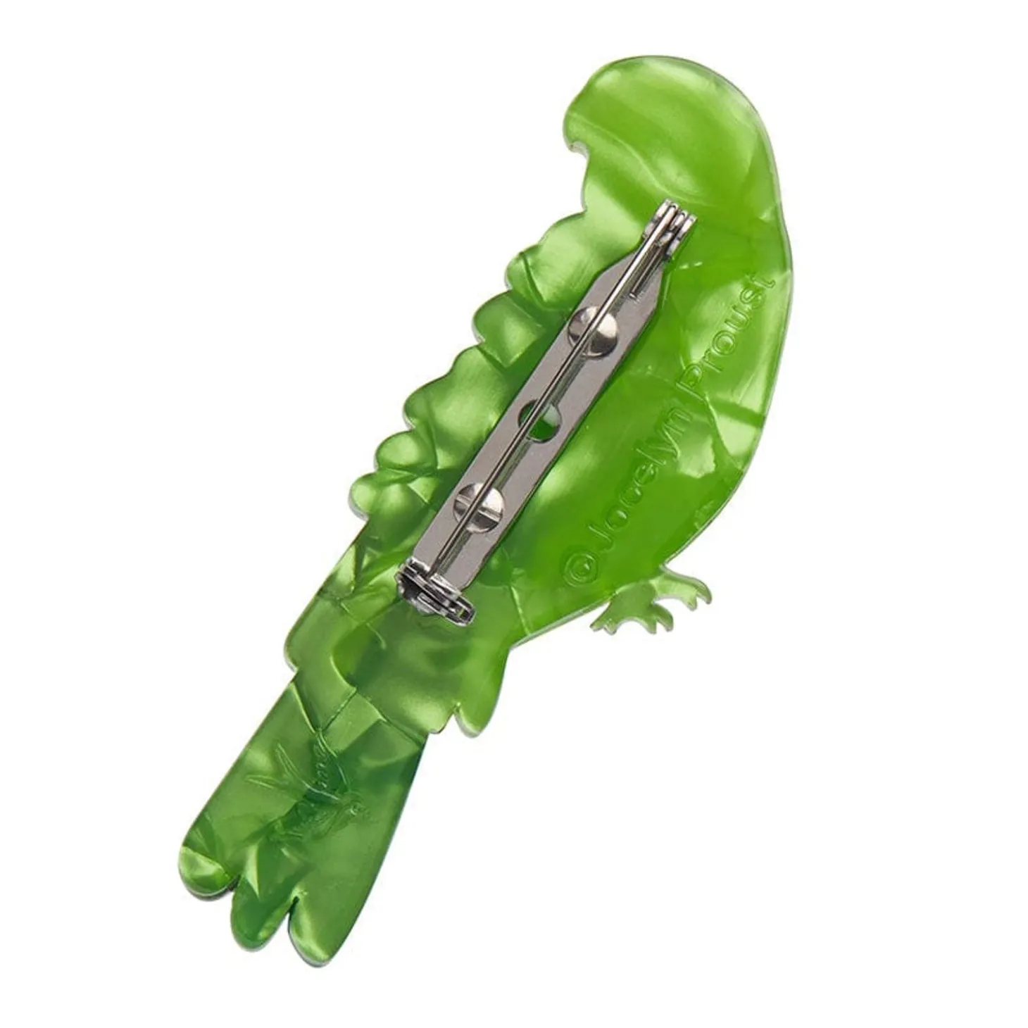 Flossie The Budgie Brooch
