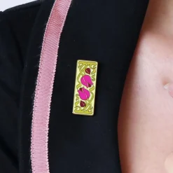 Flower And Thorn Enamel Pin