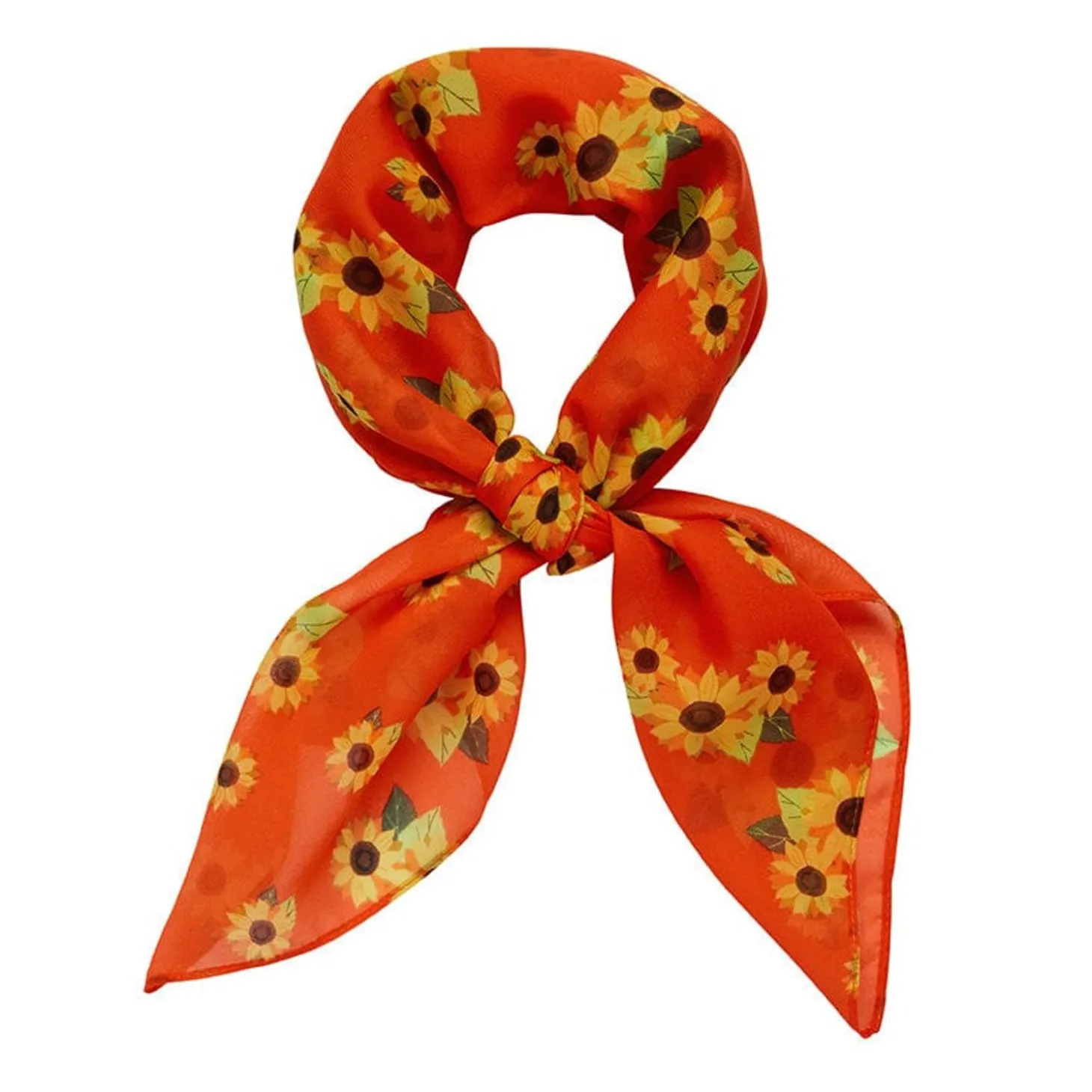 Follow The Sun Head Scarf Orange