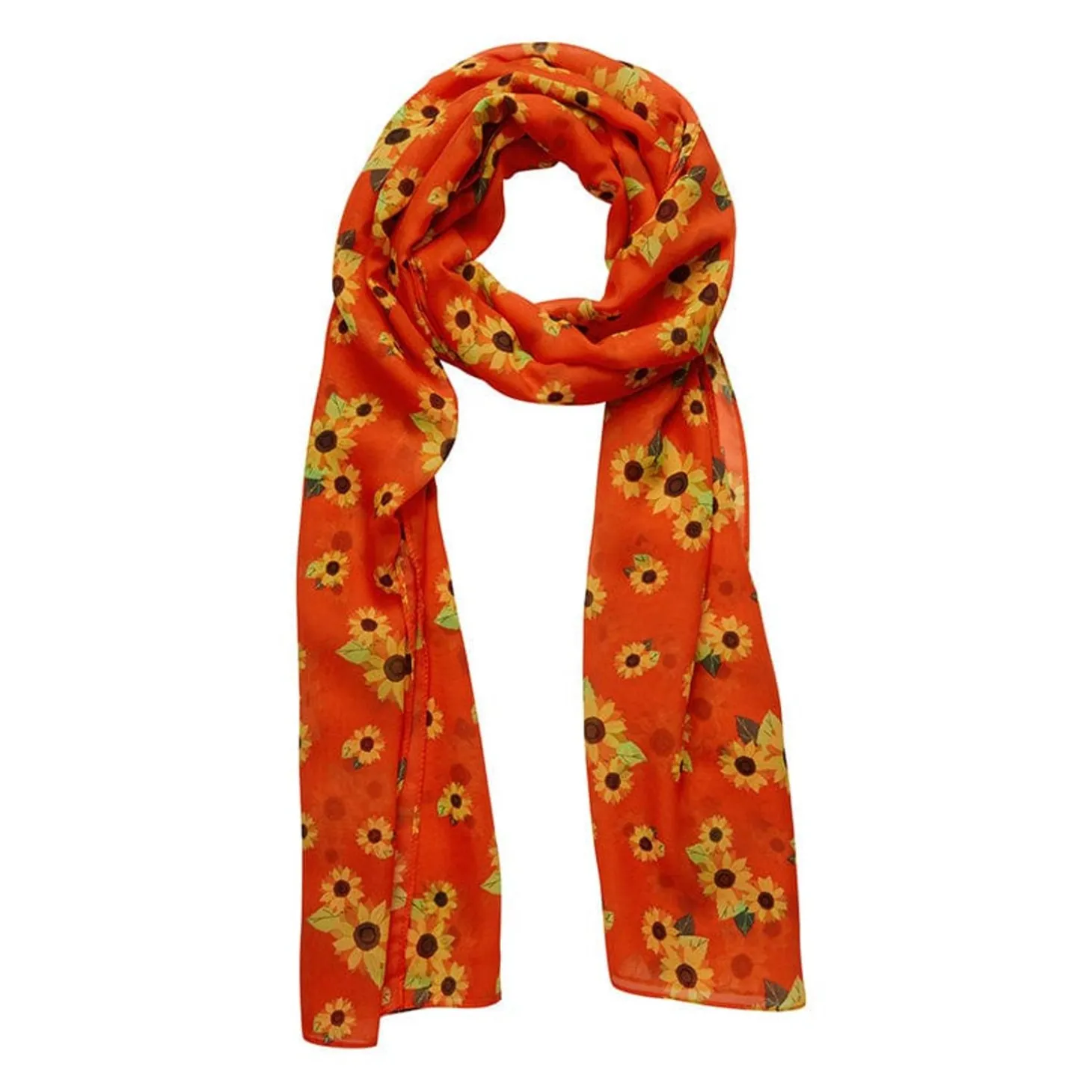 Follow The Sun Neck Scarf Orange