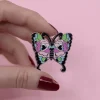 Fright Of The Butterfly Enamel Pin