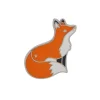 Furtive Fox Enamel Pin