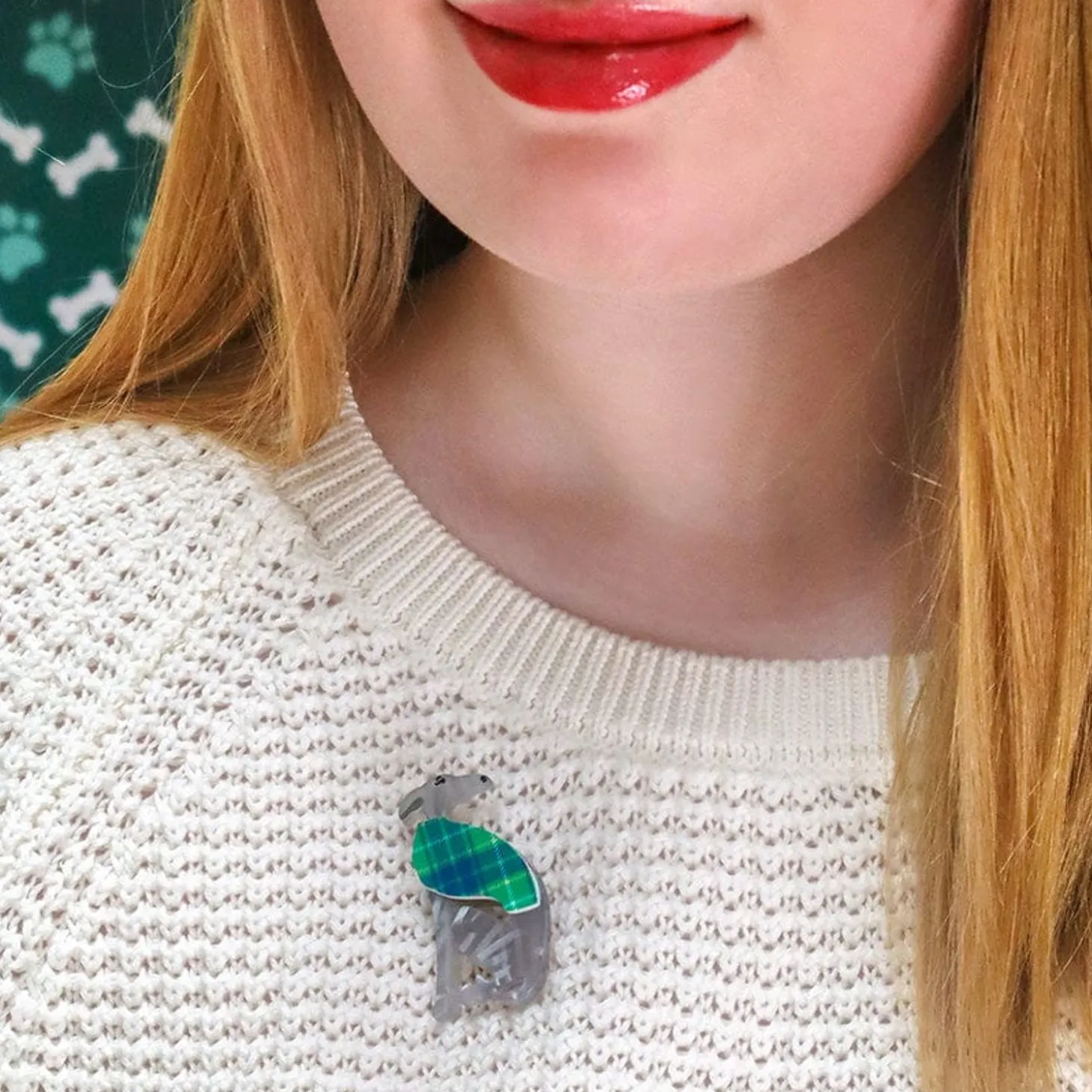 Garrison The Greyhound Mini Brooch