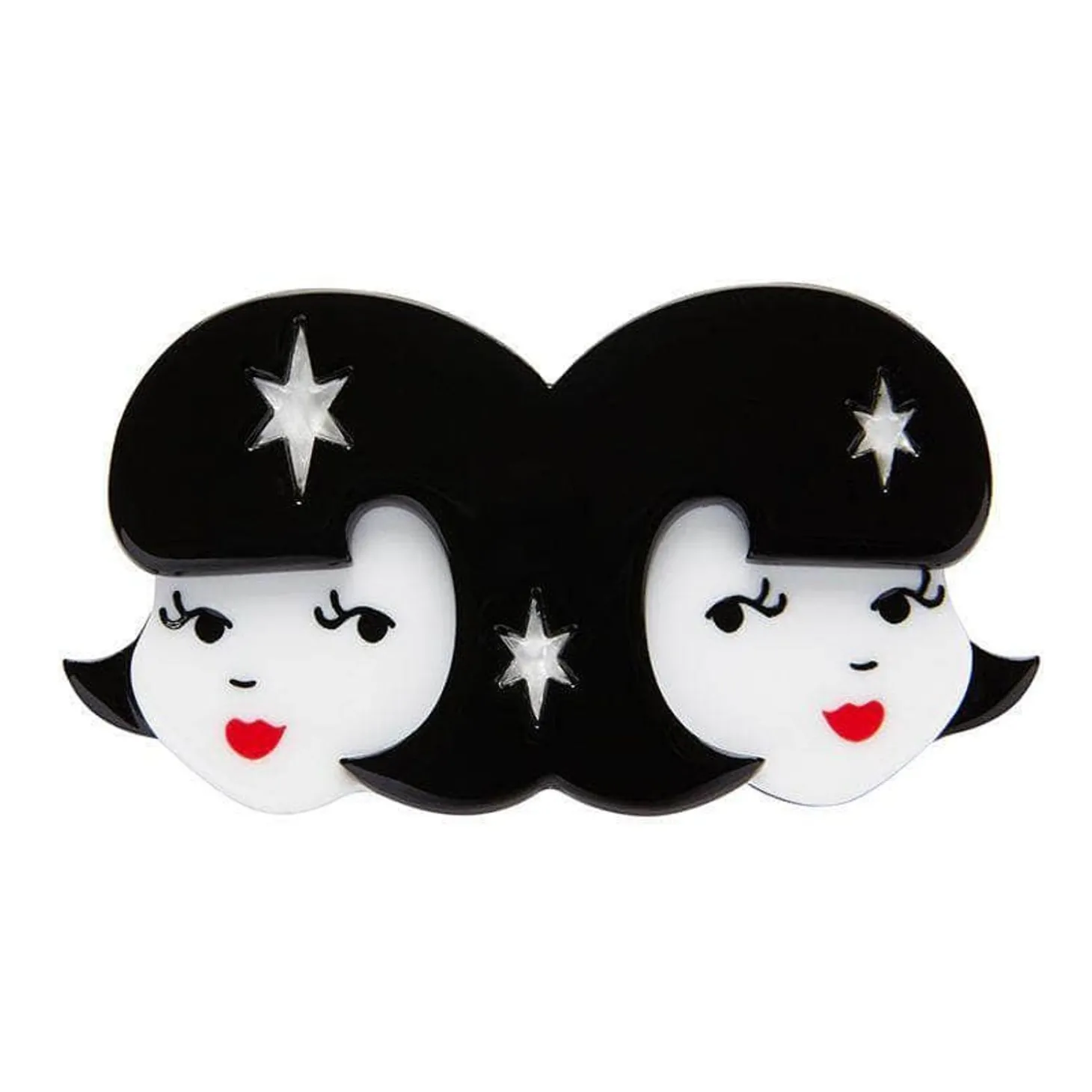 Gemini The Gentle Brooch