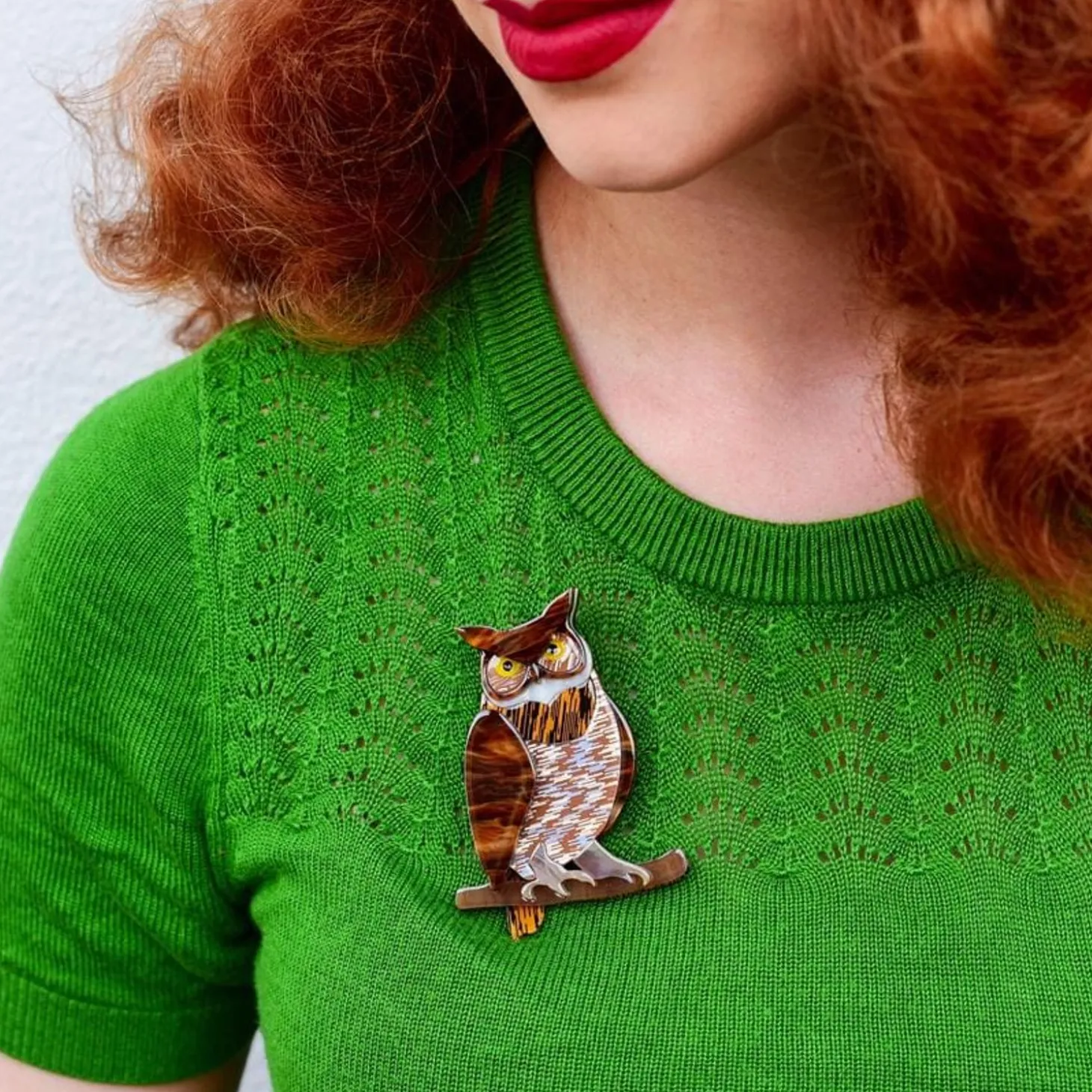 Gillian The Giving Owl Brooch