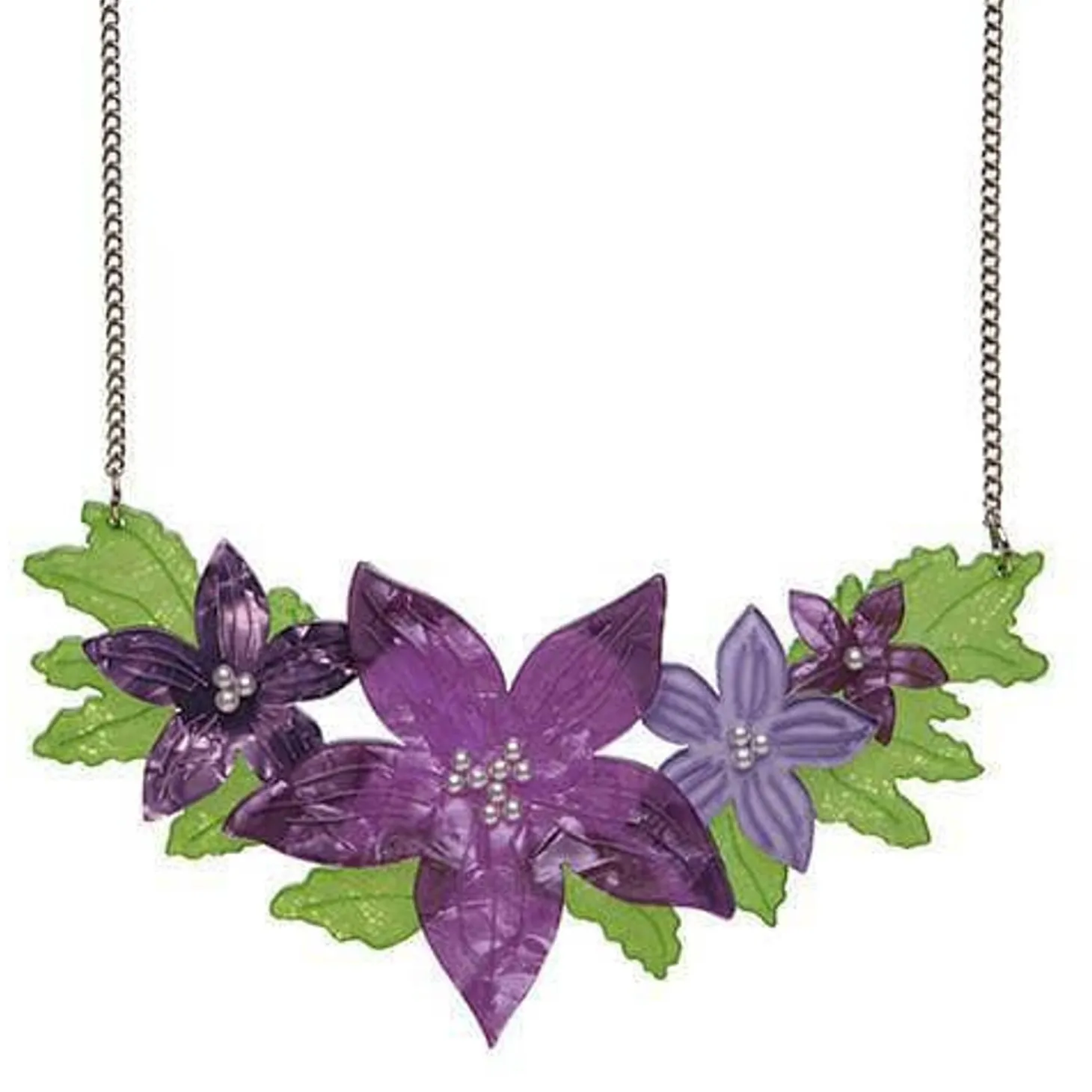 Gloriosa Bluebell Necklace