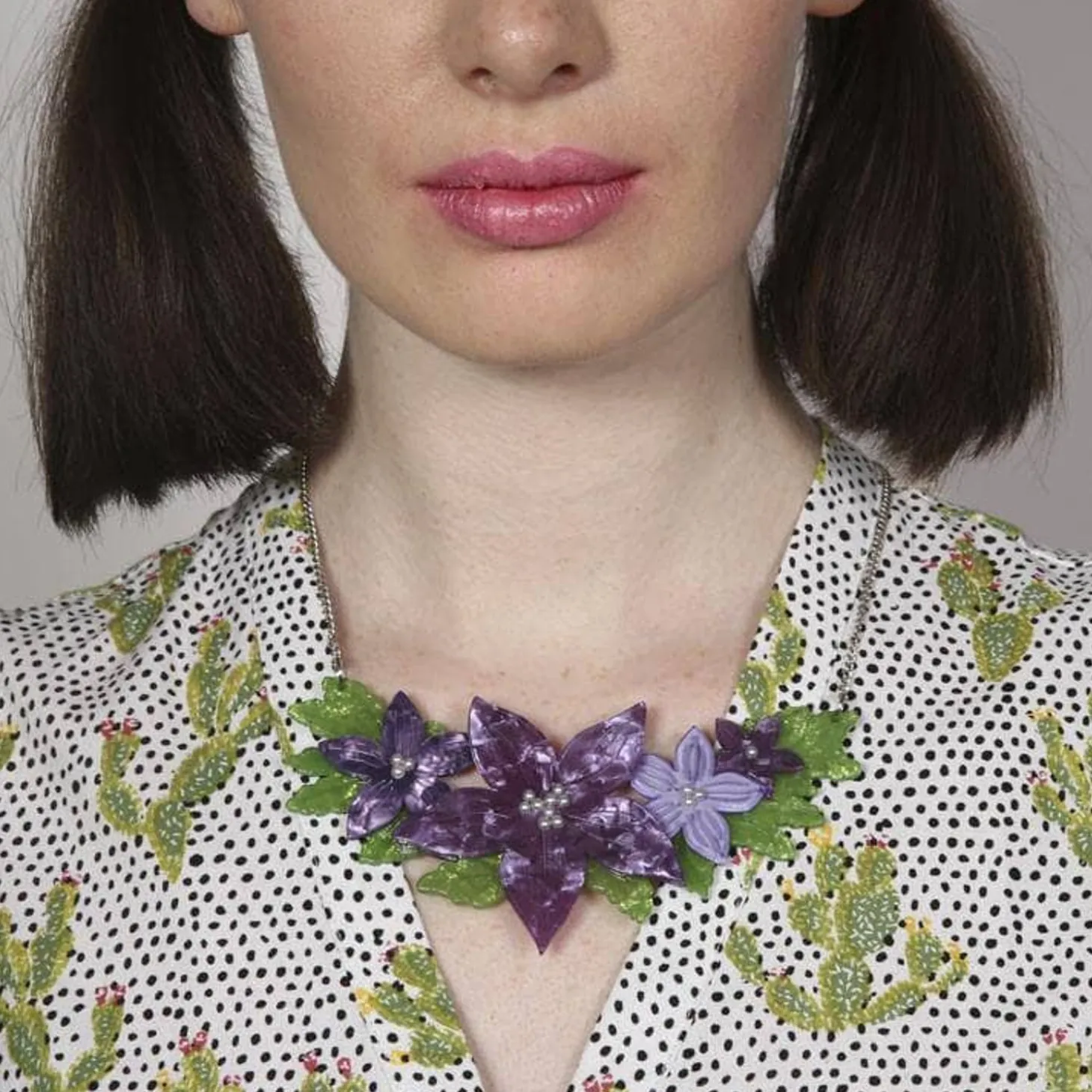 Gloriosa Bluebell Necklace