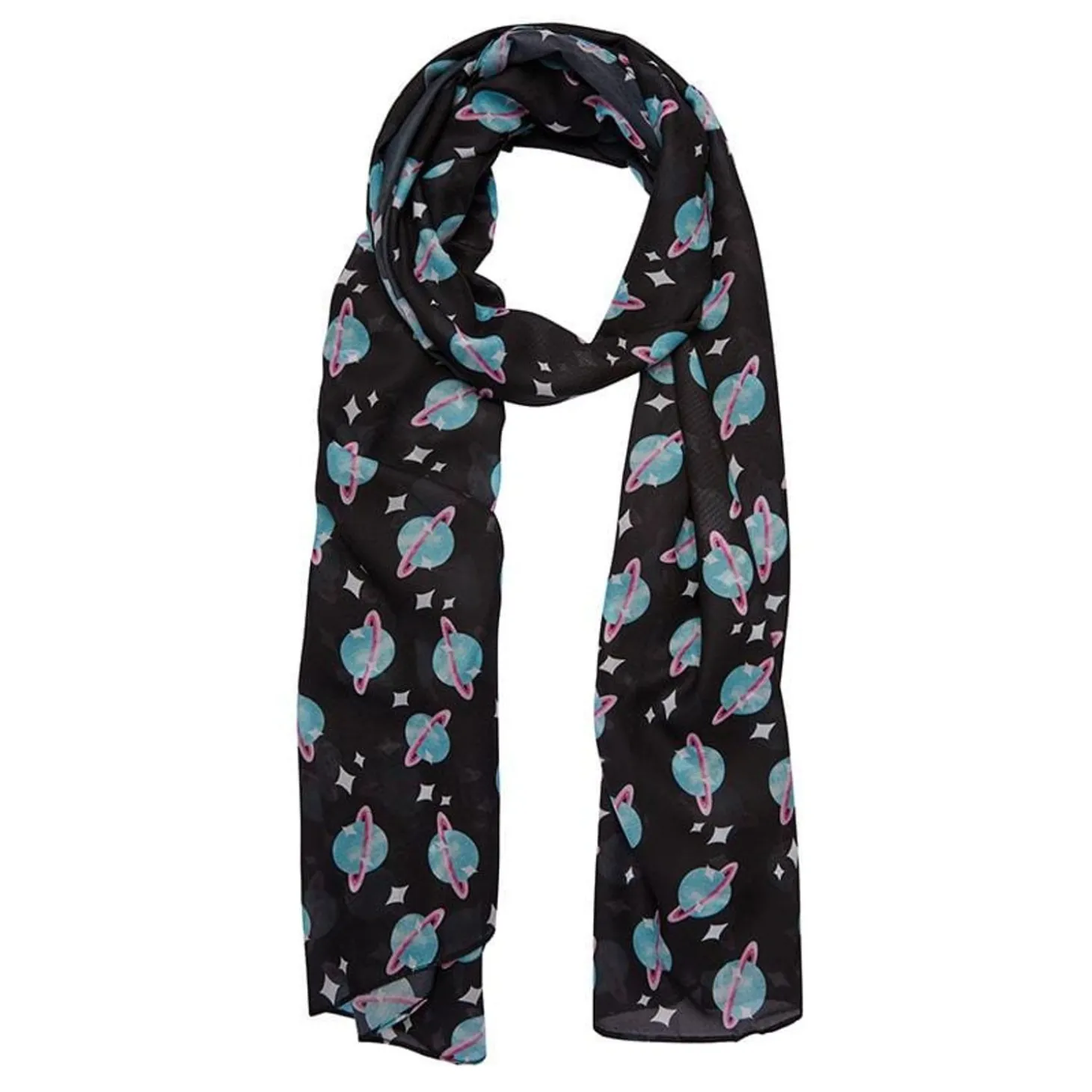 God Of Time Large Neck Scarf