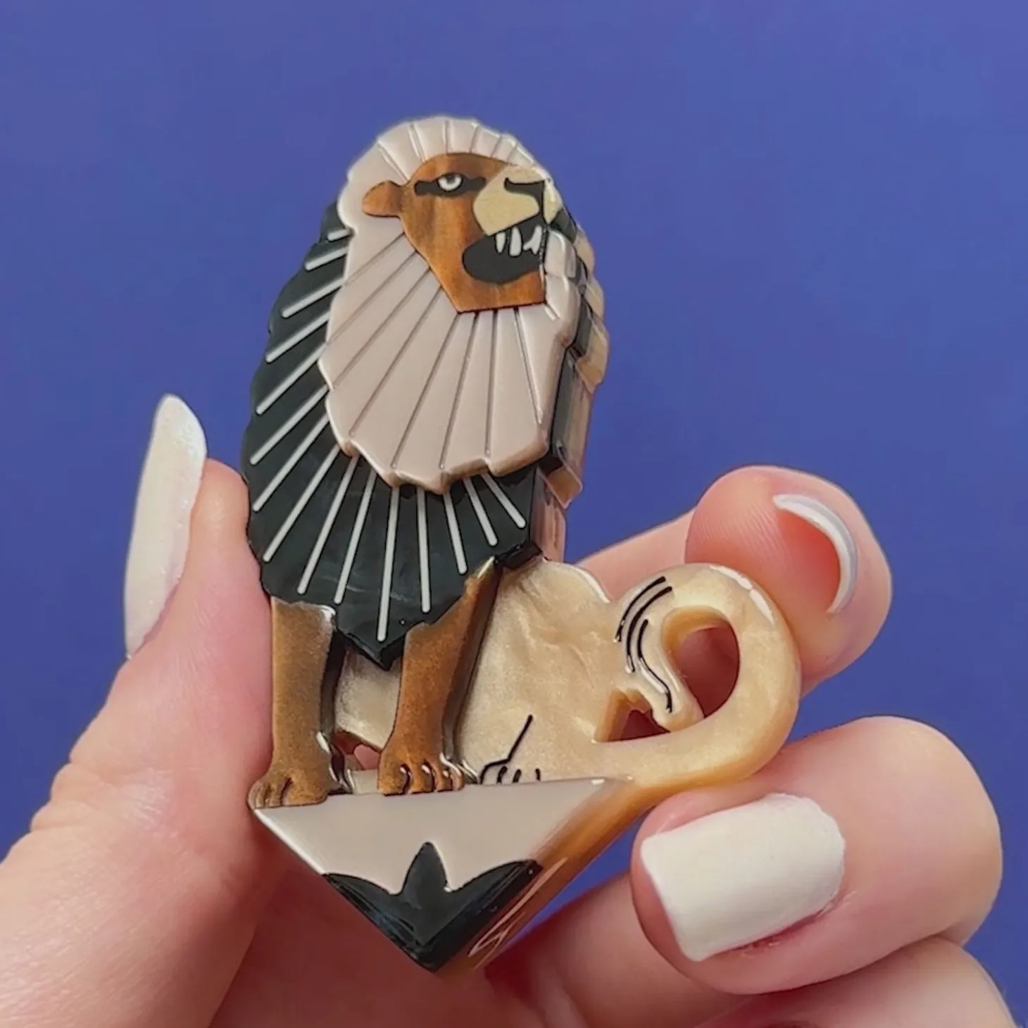 Golden Pride Brooch