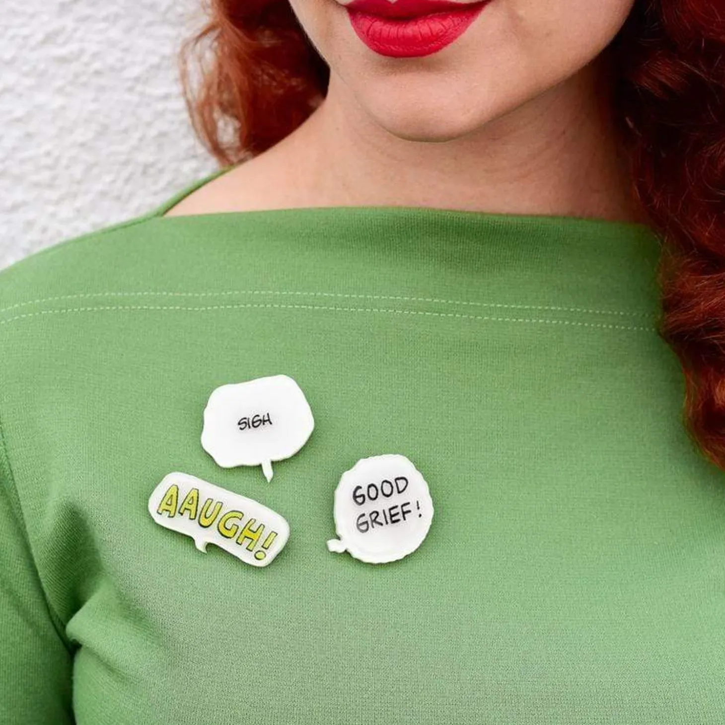 Good Grief! Brooch Set