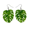 Green Eyed Monster Earrings