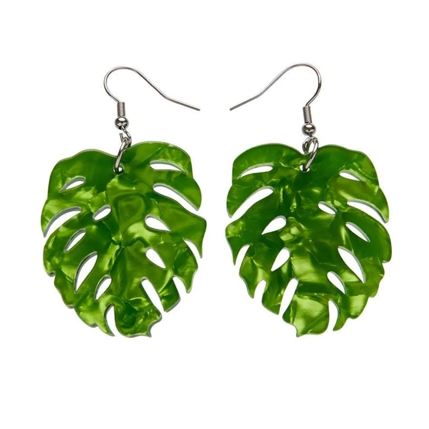 Green Eyed Monster Earrings