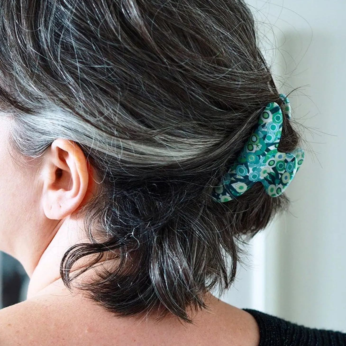 Green Gum Hair Clip Claw