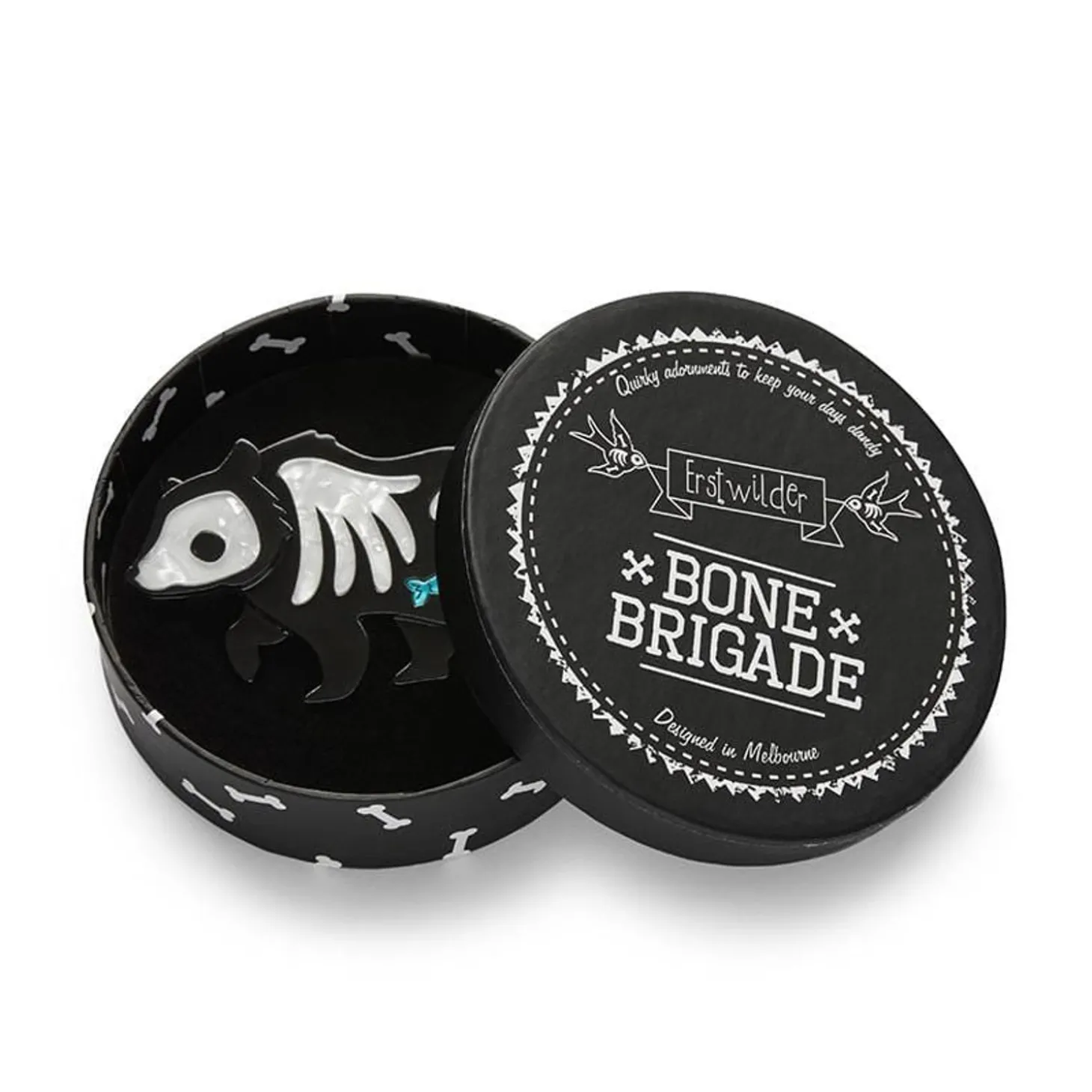Grizzly Gruesome Brooch