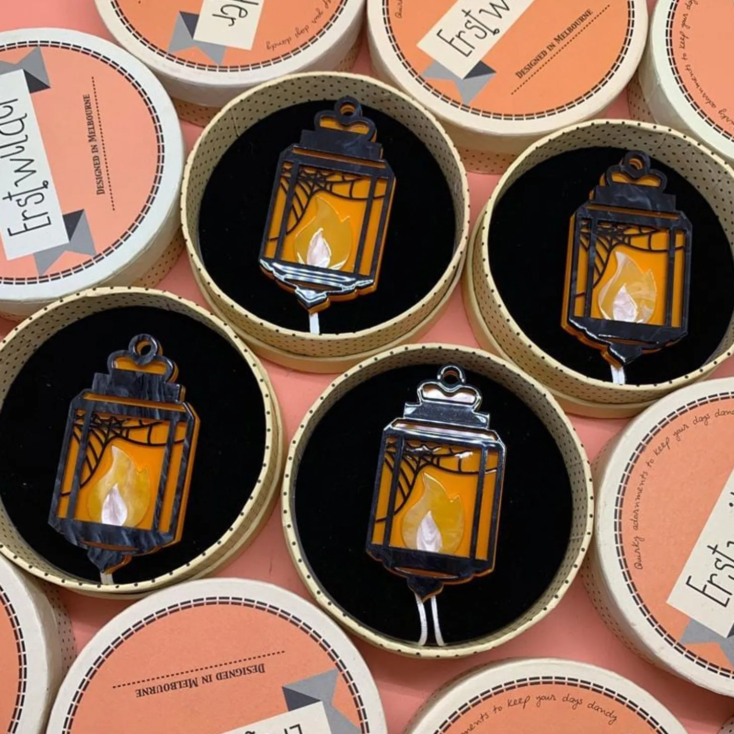 Guiding Light Lantern Brooch